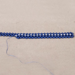 Annelida bracelet continuing to add beads to RAW